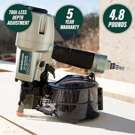 PISTOLA DE CLAVOS EN BOBINA METABO SIDING 2-1/2¨ PISTOLA DE CLAVOS EN BOBINA METABO SIDING 2-1/2¨